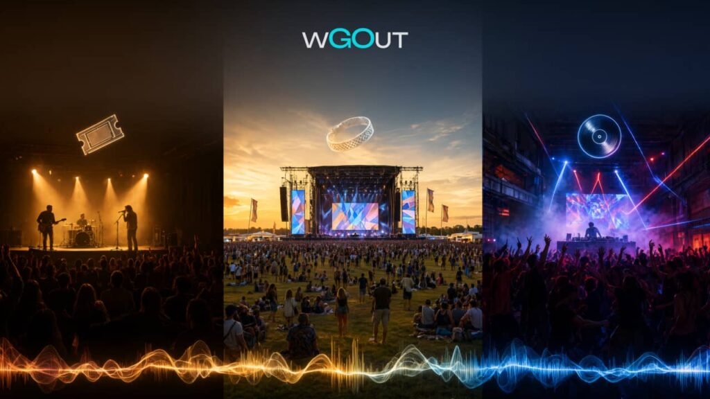 Diferencia concierto festival y rave