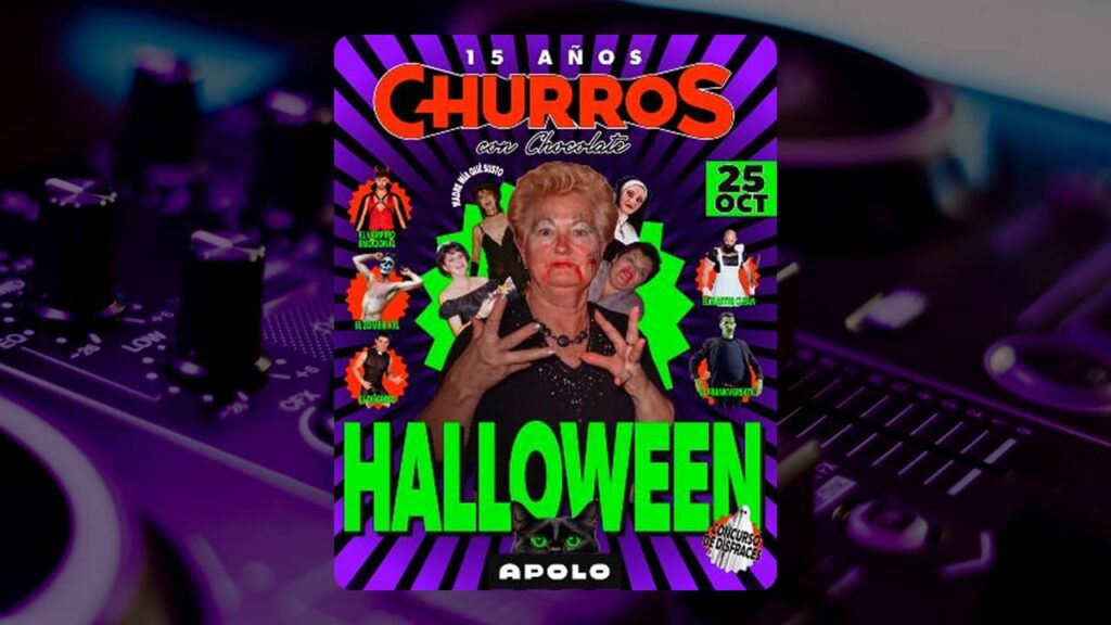 Churros con Chocolate _ Halloween en Sala Apolo 2026_ Guía completa de la fiesta más completa de Barcelona