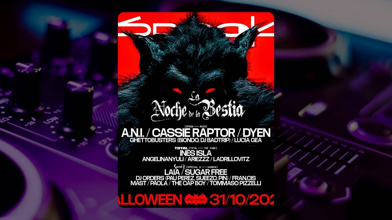 Halloween en Spook Club Valencia 2026_ Guía completa de la maratón techno con Cassie Raptor y DYEN