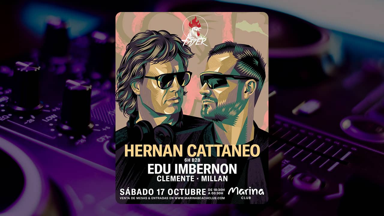 Hernán Cattáneo b2b Edu Imbernon en Fayer Valencia