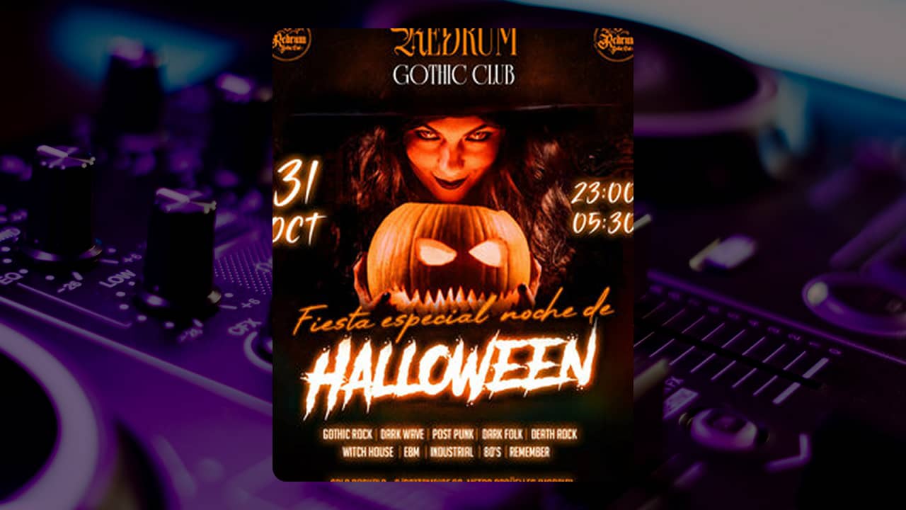 Noche de Halloween en RedRum Gothic Club 2026