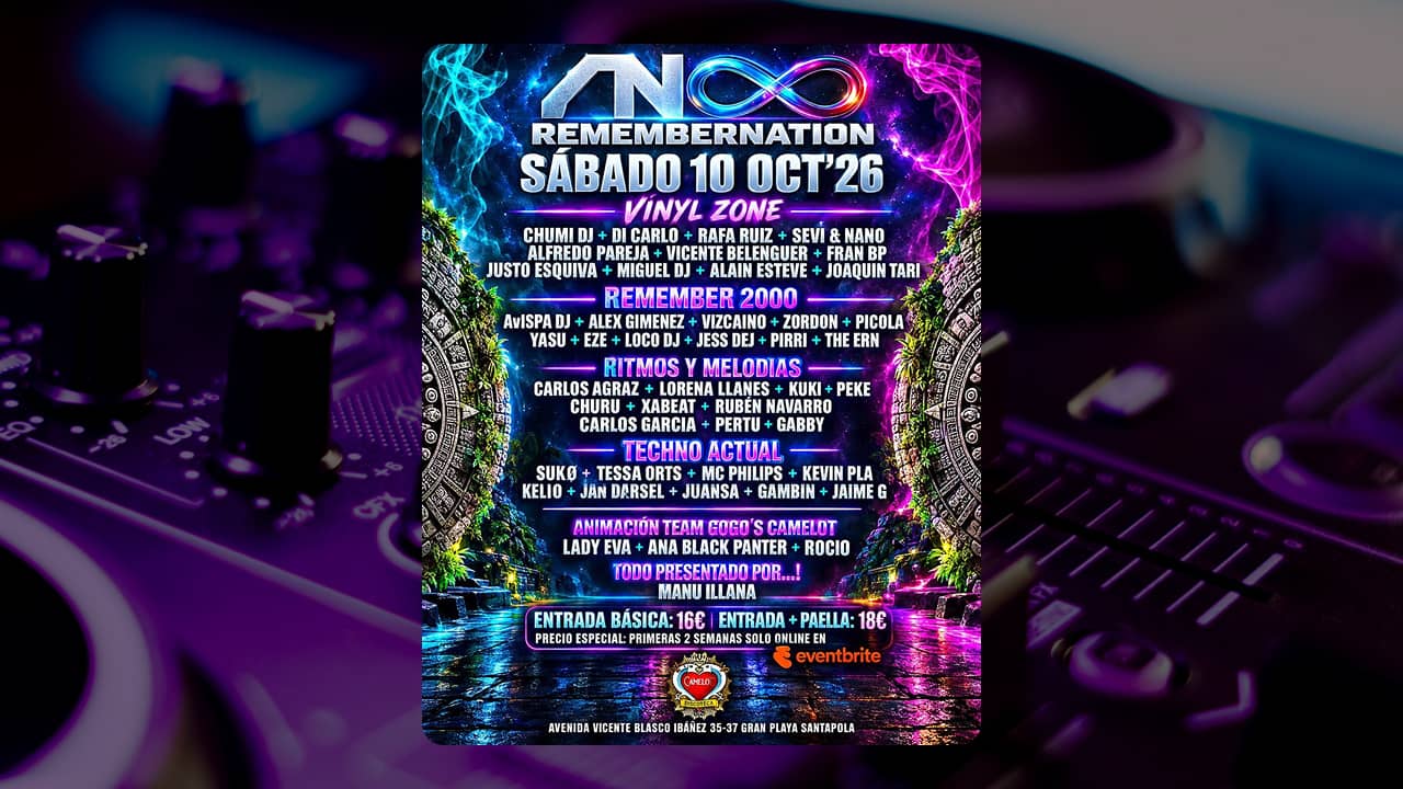 Remembernation 8.0 en Camelot Santa Pola