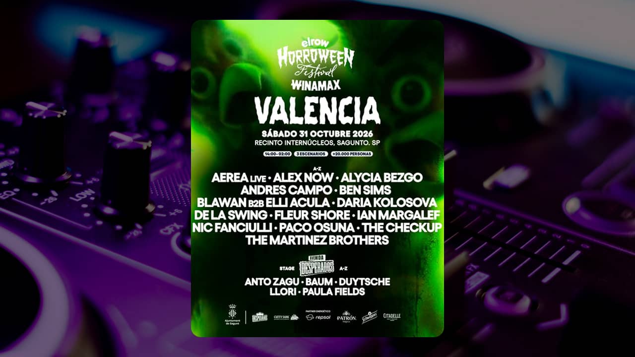 elrow Horroween Festival Sagunto Valencia 2026